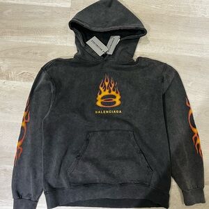 Balenciaga unity flame hoodie